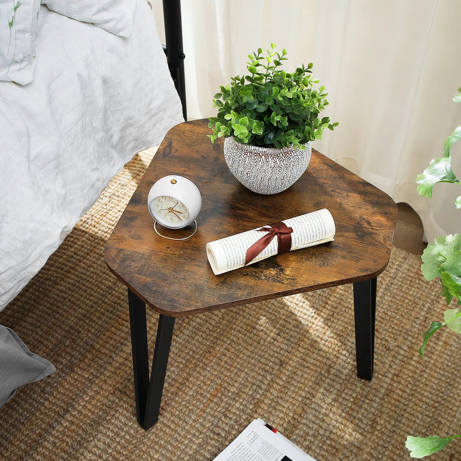 Nesting Coffee Table Set of 3 – Modern Stacking End Tables for Living Room